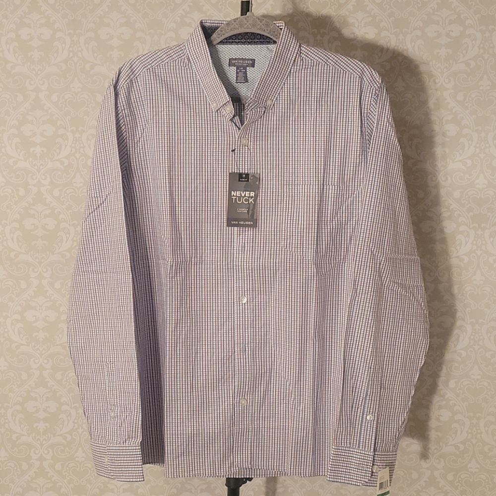 M's Never Tuck dress shirt